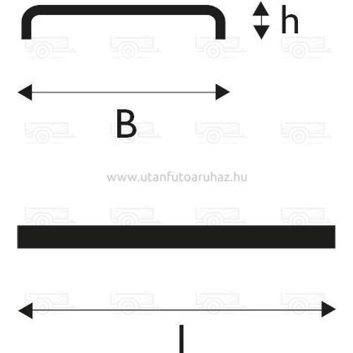 Kép 2/2 - Sárvédő tandem közdarab 650 x 1000