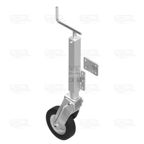 Knott orrkerék 205x50 mm-es, manuálisan felhajtható kerékkel - 150 kg