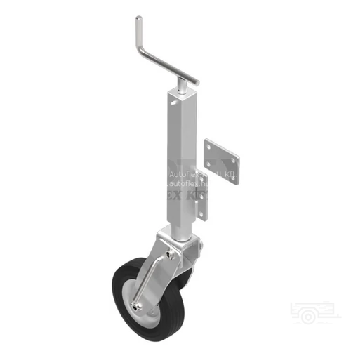 Knott orrkerék 205x50 mm-es, manuálisan felhajtható kerékkel - 150 kg
