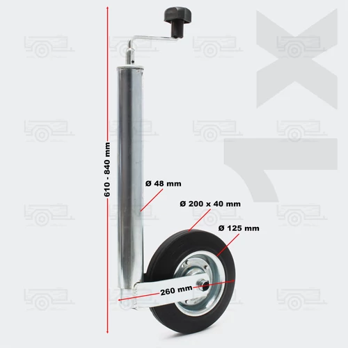 Kép 2/7 - Felszerelés szett (004) - 700 mm-es lábakkal