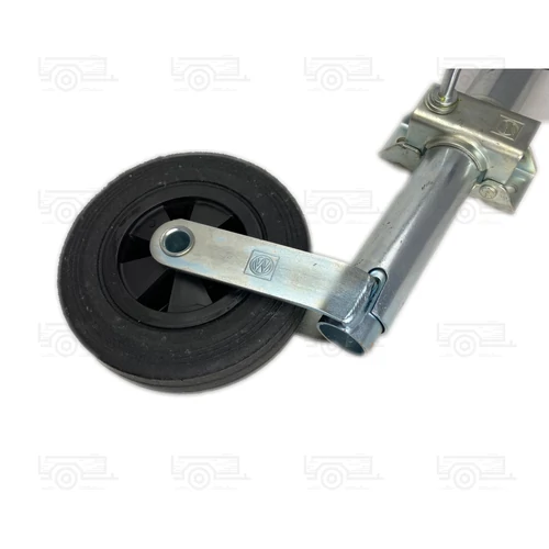Kép 2/5 - Winterhoff orrrkerék szett, bilinccsel 200x50 mm-es műanyag kerékkel, Ø48 mm - 150 kg