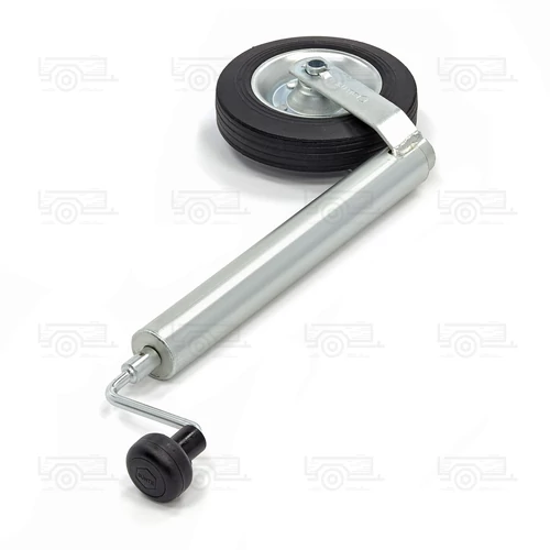 Kép 5/7 - Orrkerék szett, bilinccsel  200x50 mm-es kerékkel, Ø48 mm - 150 kg