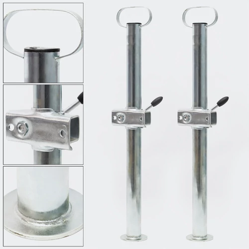 Támasztóláb szett 2 db  láb - 2 db bilincs - 600 mm