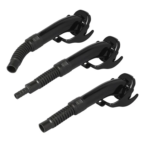 Kép 4/6 - Fém fekete rugalmas cső, benzinhez és gázolajhoz