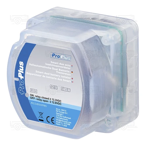 Kép 3/7 - Másodlagos akkutöltő, leválasztó kapcsoló 12V/140A