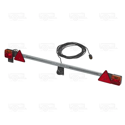 Utánfutó lámpahíd - 140-200cm teleszkópos + 12 m vezetékkel
