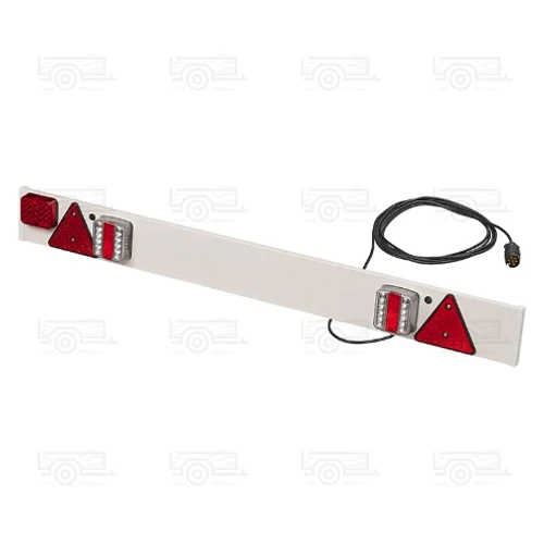 LED Utánfutó lámpahíd - kompletten, 137 cm, 6 méter vezetékkel