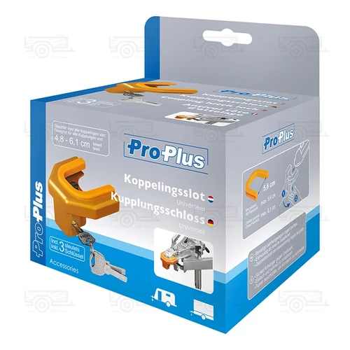 Kép 7/7 - ProPlus kapcsolófej zár, lemez kapcsolófejre, 2 db kulccsal, univerzális