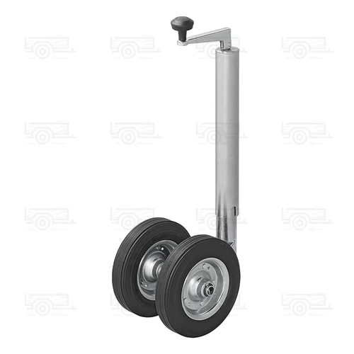 Kép 2/7 - ProPlus orrkerék 200x50 mm-es dupla tömör kerékkel, Ø48 mm - 150 kg