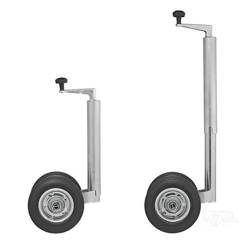 Kép 3/7 - ProPlus orrkerék 200x50 mm-es dupla tömör kerékkel, Ø48 mm - 150 kg