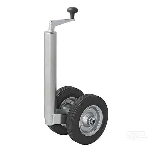 Kép 4/7 - ProPlus orrkerék 200x50 mm-es dupla tömör kerékkel, Ø48 mm - 150 kg