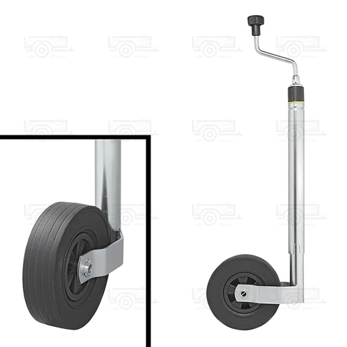 Kép 3/7 - ProPlus orrkerék 200x50 mm-es kerékkel, terhelés mérővel, hosszított kivitel Ø48 mm - 150 kg