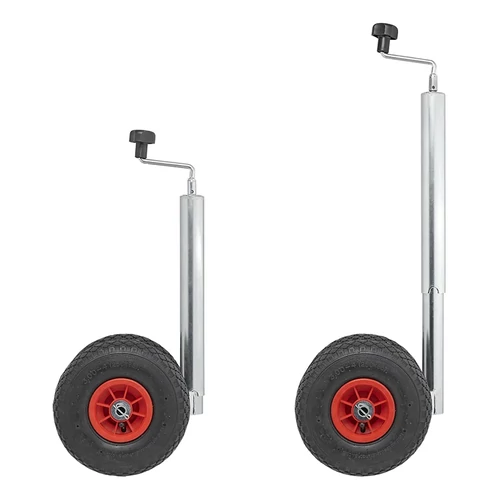 Kép 4/7 - ProPlus orrkerék 260x85 mm-es erősített dupla tömlős kerékkel, Ø48 mm - 150 kg