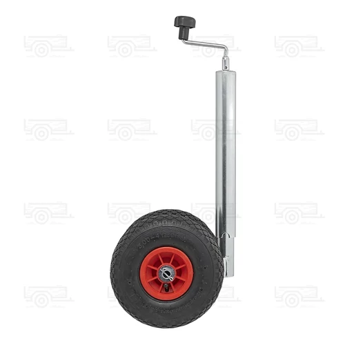 Kép 5/7 - ProPlus orrkerék 260x85 mm-es erősített dupla tömlős kerékkel, Ø48 mm - 150 kg