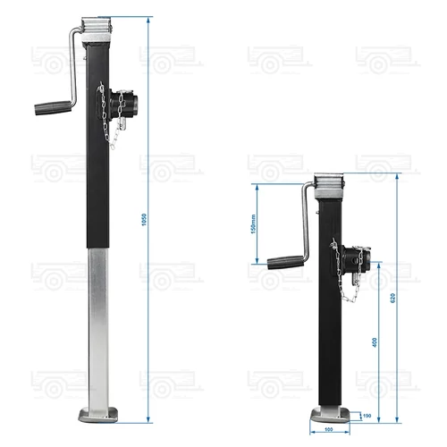Kép 8/8 - ProPlus Heavy Duty támasztóláb, 620-1050 mm, 2500 kg