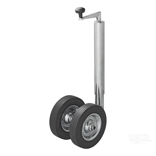 Kép 2/7 - ProPlus orrkerék 200x50 mm-es dupla tömör kerékkel, Ø48 mm - 150 kg