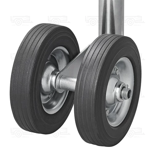 Kép 6/7 - ProPlus orrkerék 200x50 mm-es dupla tömör kerékkel, Ø48 mm - 150 kg