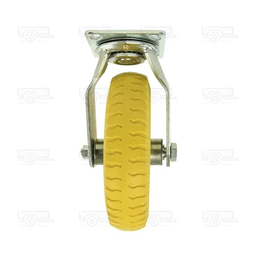 Kép 3/3 - Görgős kerék forgatható PU gumiabronccsal 8" 2,50-4