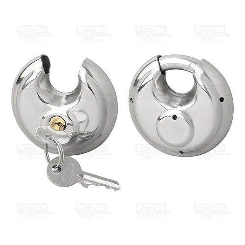 Kép 2/6 - 2 db lakat, 2-2 db kulccsal, ø70 mm