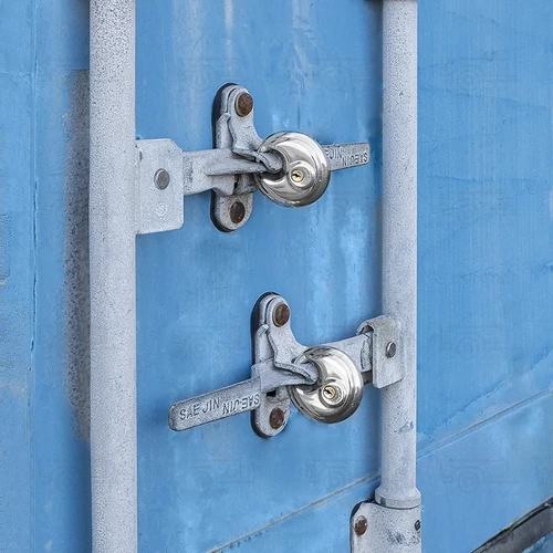 Kép 4/6 - 2 db lakat, 2-2 db kulccsal, ø70 mm