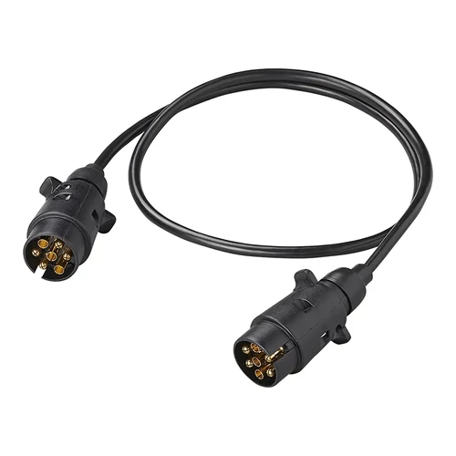 Hosszabbító kábel 2x 7 tűs PVC csatlakozóval 1 méter