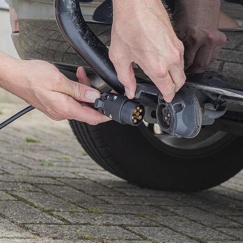 Kép 6/7 - Hosszabbító kábel 2x 7 tűs PVC csatlakozóval 1 méter