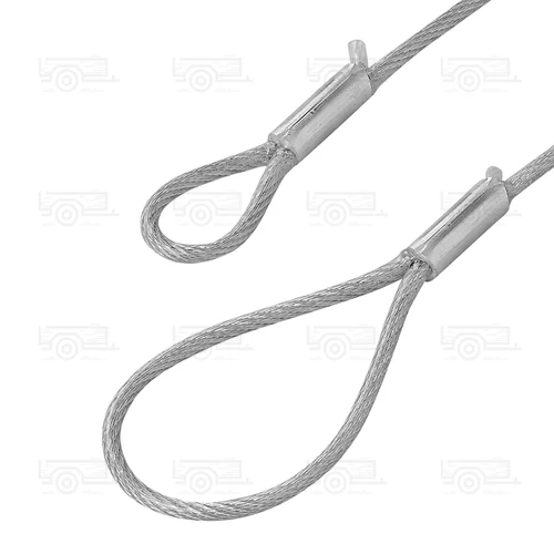 Kép 3/6 - Szakadókötél, fék nélküli utánfutóhoz, 40 cm hurokkal