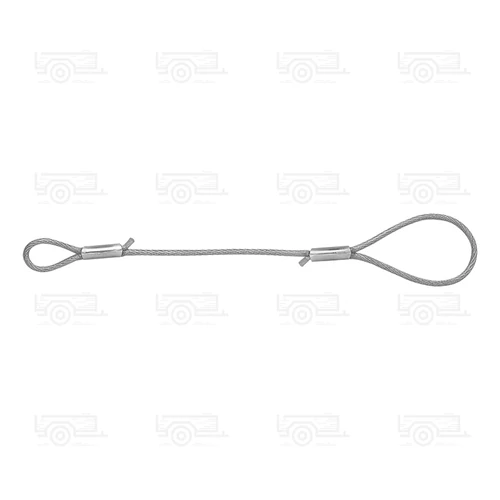 Kép 4/6 - Szakadókötél, fék nélküli utánfutóhoz, 40 cm hurokkal