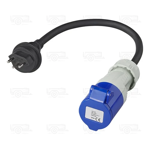 Kép 2/5 - Adapterkábel, 40cm 3x2,5mm², svájci csatlakozótól CEE-ig