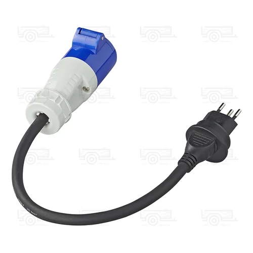 Kép 3/5 - Adapterkábel, 40cm 3x2,5mm², svájci csatlakozótól CEE-ig