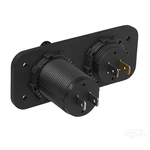 Kép 2/6 - Voltmérő 6-30V + USB-port dupla 2x2100mA