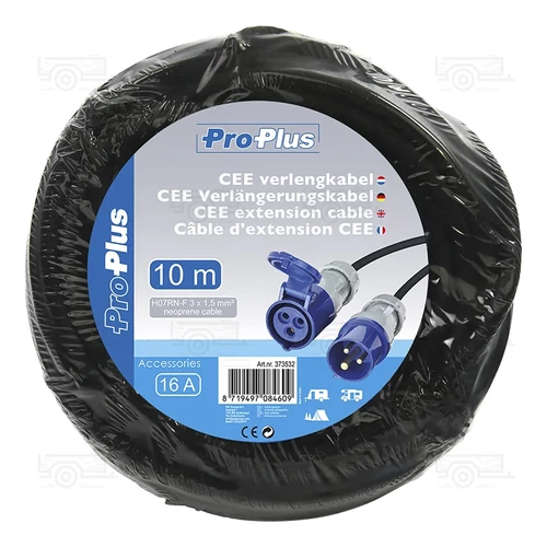 Kép 2/2 - CEE, H07RN-F hosszabító kábel, 10 m, 3x1,5 mm²