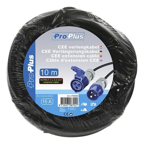 Kép 2/2 - CEE,H07RN-F, hosszabbító kábel, 10M, 3x2,5mm²