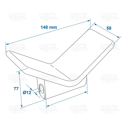 Kép 4/4 - Orrtámasz kék