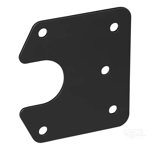 Dugaljtartó lemez - fix - ferde - 9,4 x 8,7 cm