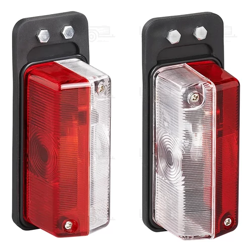 Kép 3/6 - ProPlus helyzetjelző lámpa piros-fehér 92x42mm