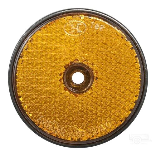 Kép 3/5 - ProPlus narancs prizma, furattal, Ø60mm