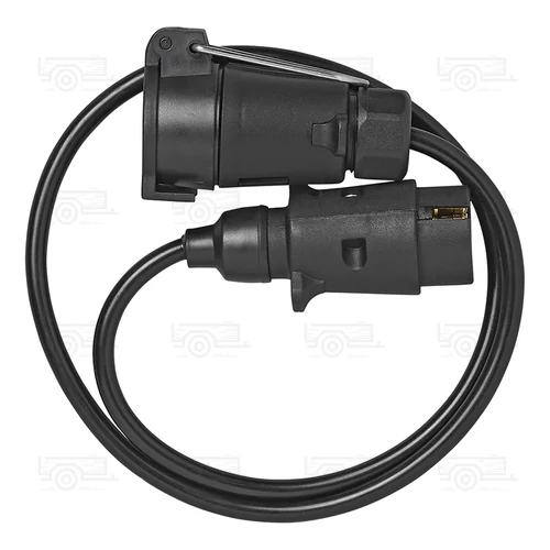 Kép 4/5 - Hosszabbítókábel 1M dugóval és aljzattal, 7 tűs