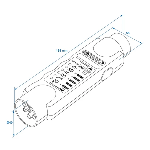 Kép 5/7 - Vonóhorog elektromos teszter 7PIN 12V