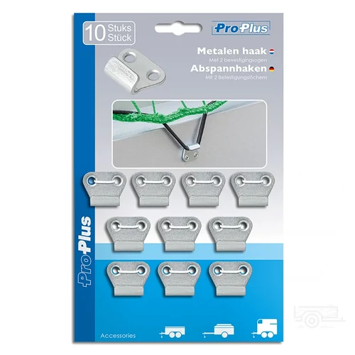 Kép 7/7 - Rakományrögzítő fül, fém készlet 10 db