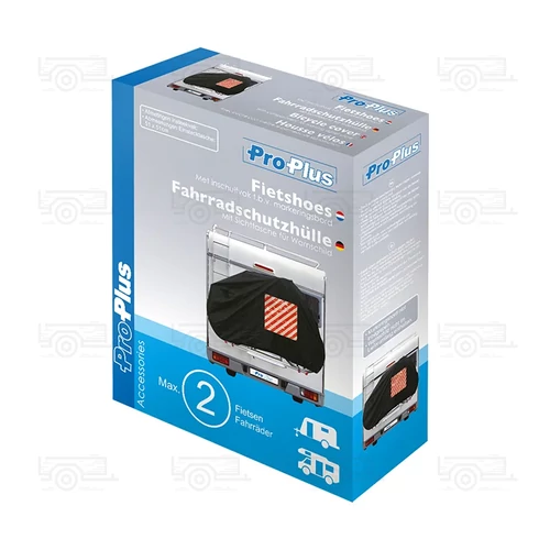 Kép 4/4 - Kerékpárhuzat 2 kerékpárhoz, figyelmeztető jelzőtáblával