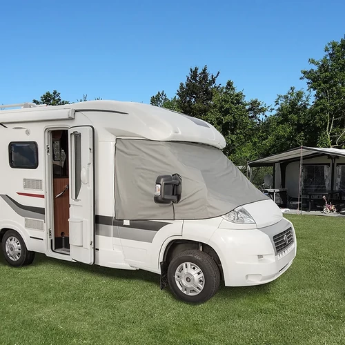 Kép 2/6 - Szürke szélvédő burkolat Fiat Ducato lakóautóhoz 06-2006 - 2014 (X250)