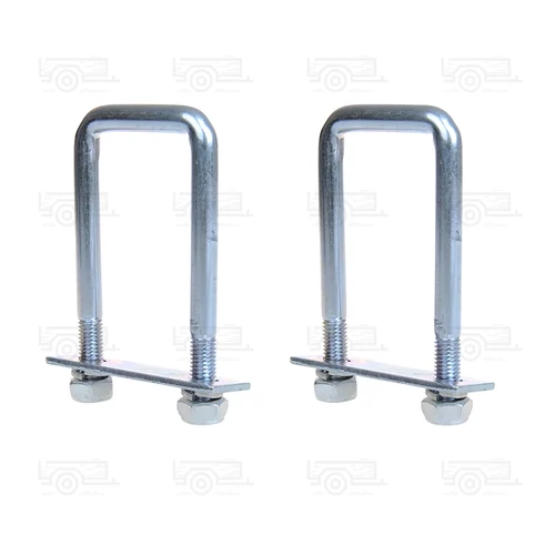 Rögzítő fül U 40mm-es szögletes készlet 2 db