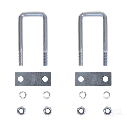 Kép 3/4 - Rögzítő fül U 40mm-es szögletes készlet 2 db