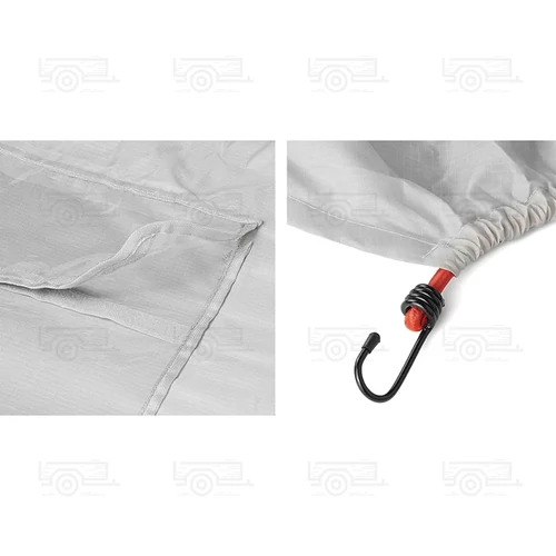 Kép 4/7 - Kerékpárhuzat XL 2 kerékpárhoz, figyelmeztető jelzőtáblával