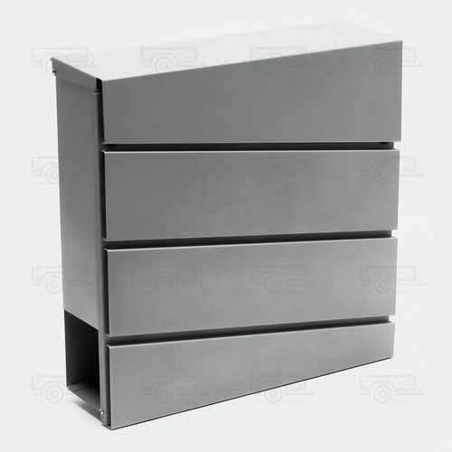 Design postaláda újságtartóval V16 szürke