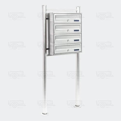 INOX Álló postaláda - 4 részes