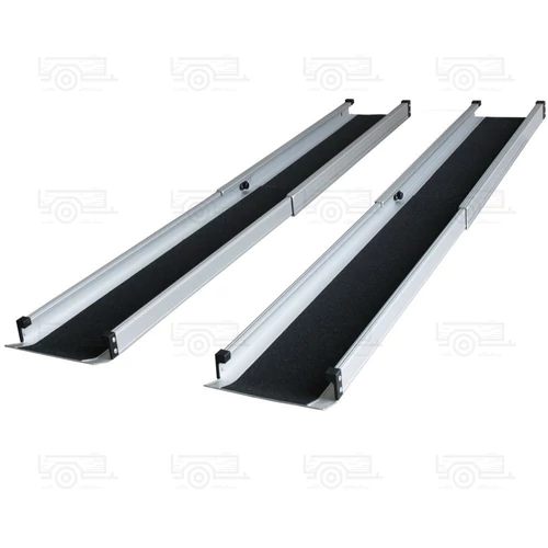 Kerekesszék rámpa aluminium, teleszkópos 152 cm