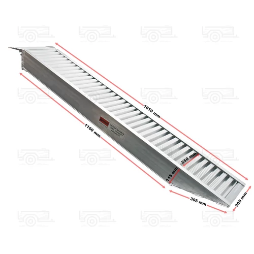 Kép 5/5 - Aluminium felhajtó rámpa 161 cm 2025 kg teherbírás