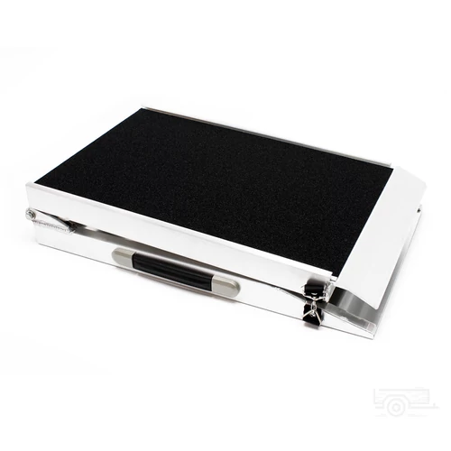 Wiltec összecsukható kutyarámpa, 244 x 48 cm, összecsukva 123 x 49 cm